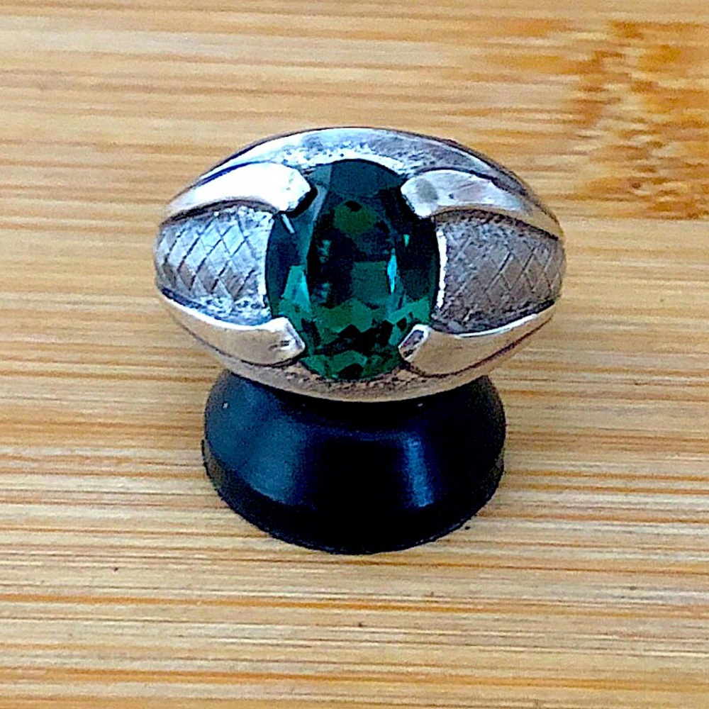 $42 Designer Estate Ring Size 6 Sterling Silver Designer Mark STERLING - Picture 3 of 7